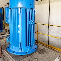 Industrial motor installtion in Pumping Station