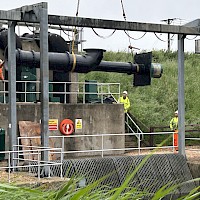 Pump Installtion at Pumping Station - Fenflow Limited
